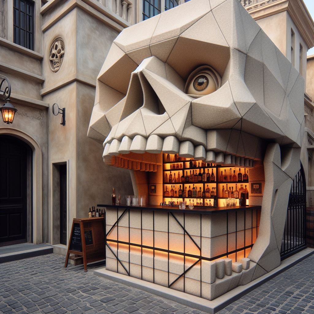 Outdoor store design Bar Design architecture interior design  3D