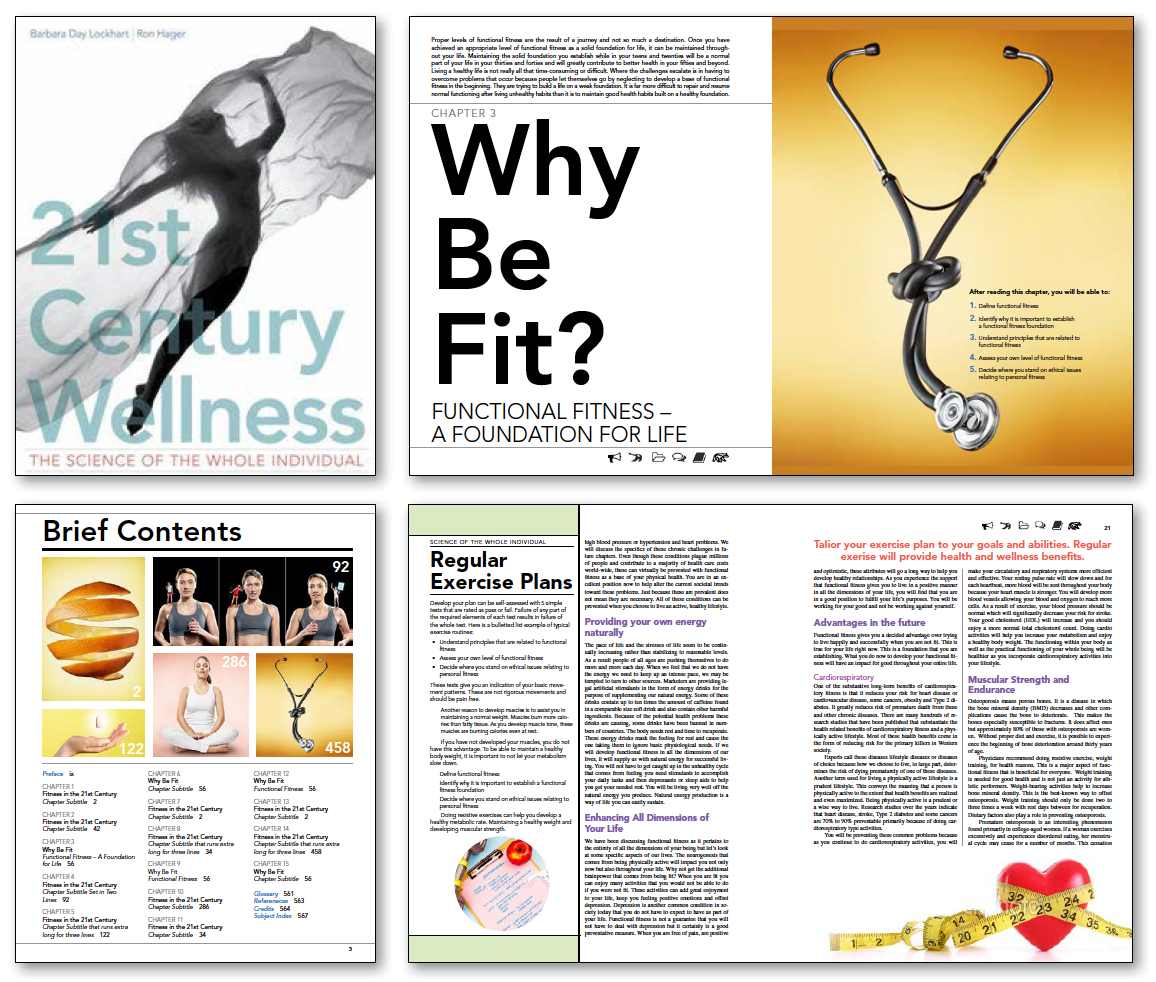 21st Century Wellness Magazine design