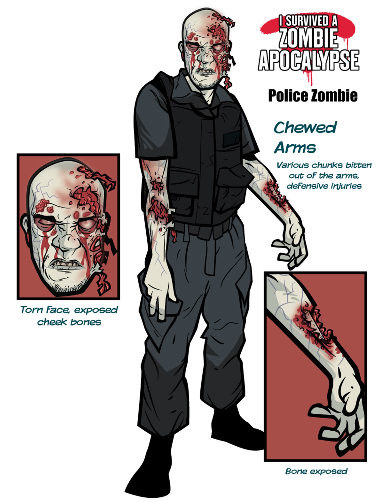 zombie horror concept art Television Show