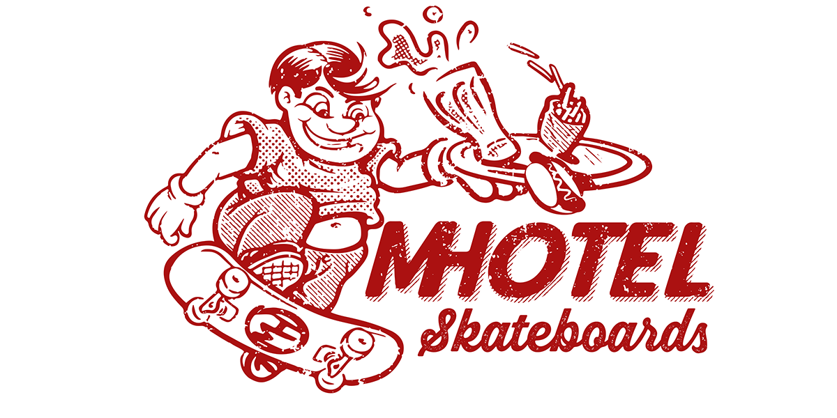brand identity design dinner Drawing  Illustation logo Logo Design mhotel skateboard T Shirt