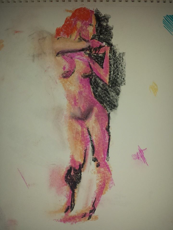 lifedrawing college Pen&Ink pencil