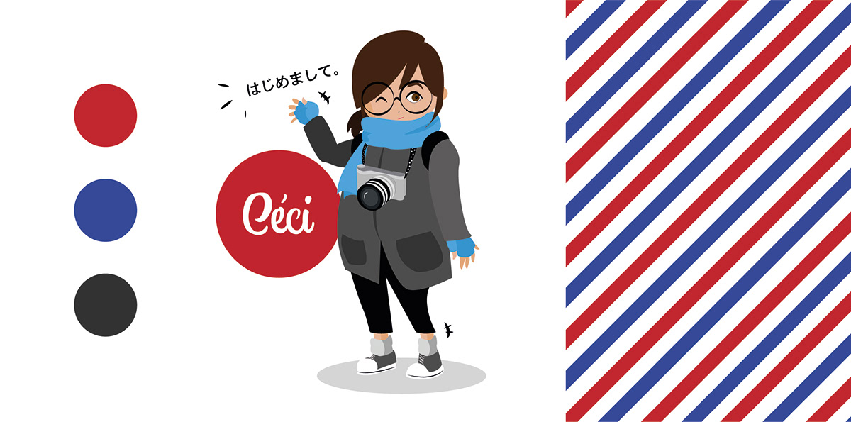 branding  graphisme ILLUSTRATION  japan Webdesign charadesign