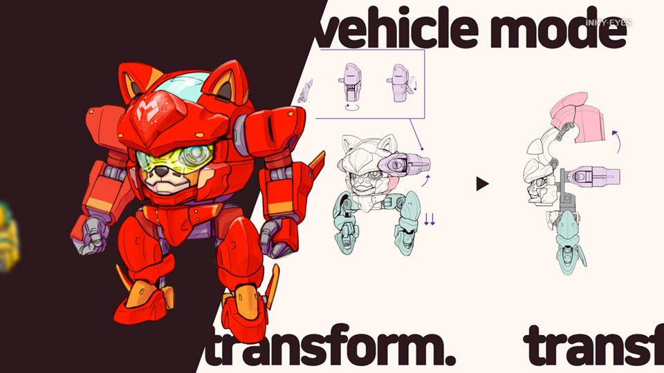 Character design  Digital Art  ILLUSTRATION  mechanical 캐릭터디자인