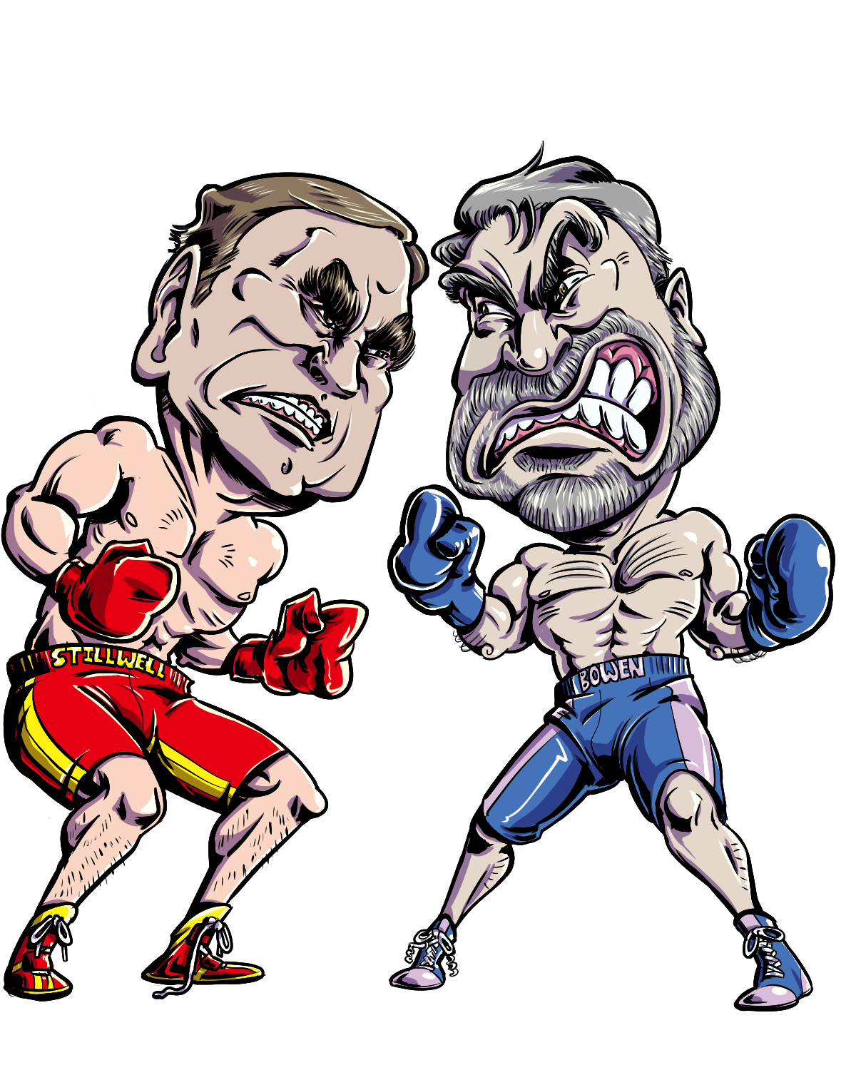 lawyer caricature   Boxing Savannah South Magazine
