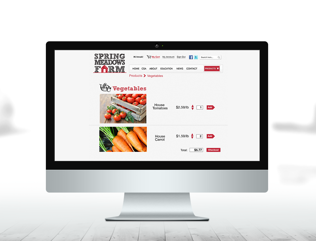 Webdesign logo UI ux organic online onlineshopping Shopping farm product market orderpage redesign Icondesign Webdesign