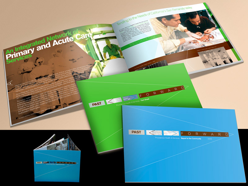 annual report Corporate Collateral print design Web Email