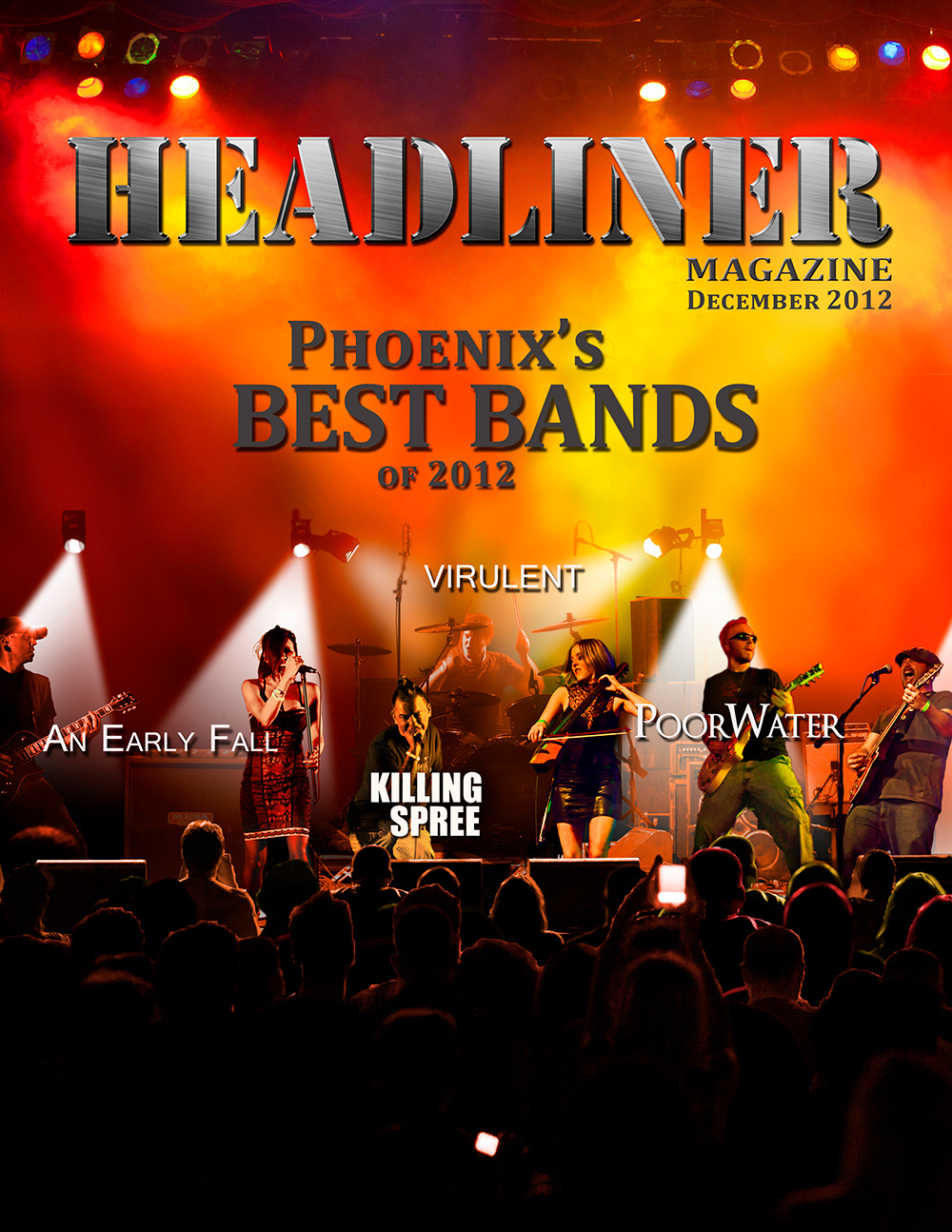 Magazine Cover  Bands  Musicians   layout