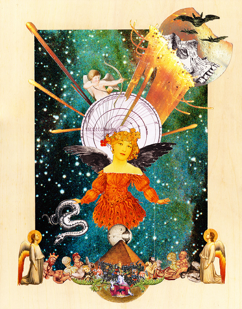 collage surrealism mythology Folklore history philosophy 