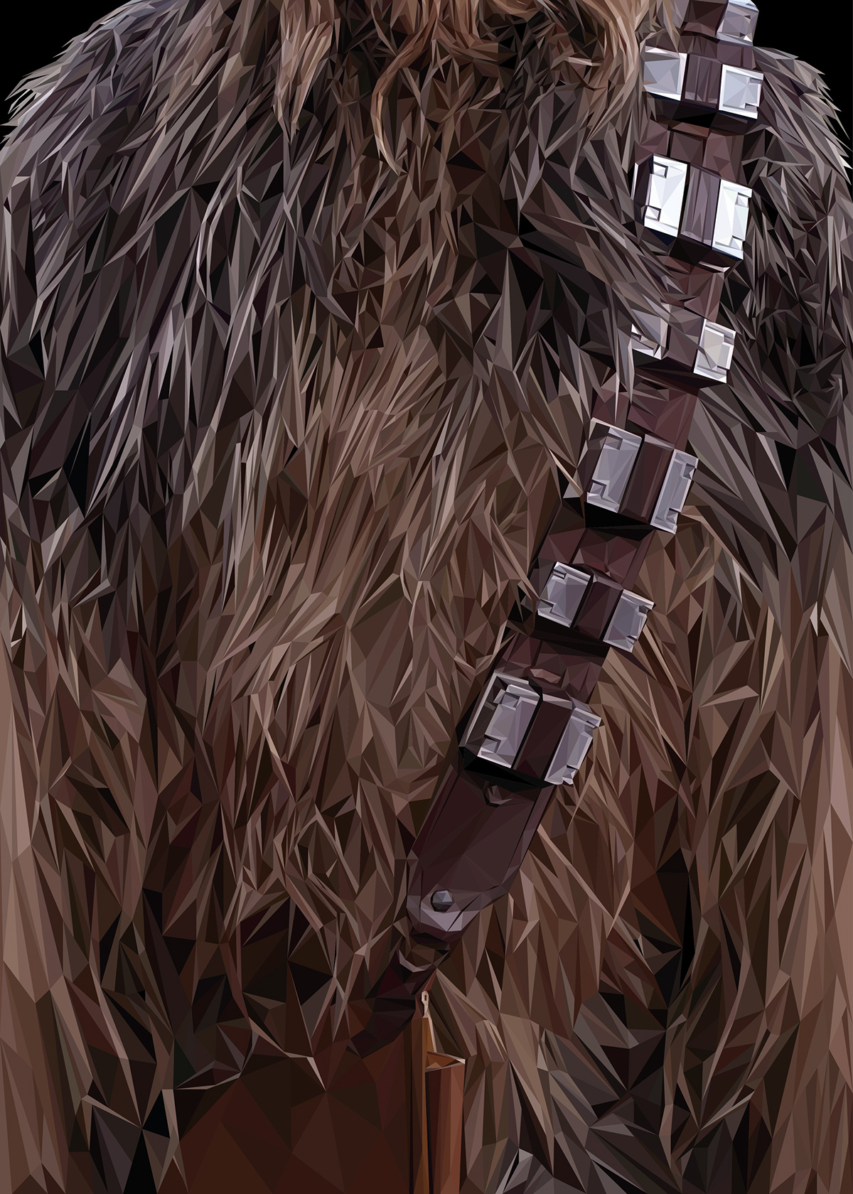 star wars stormtrooper boba fett C3PO Chewbacca vector art design geek poster
