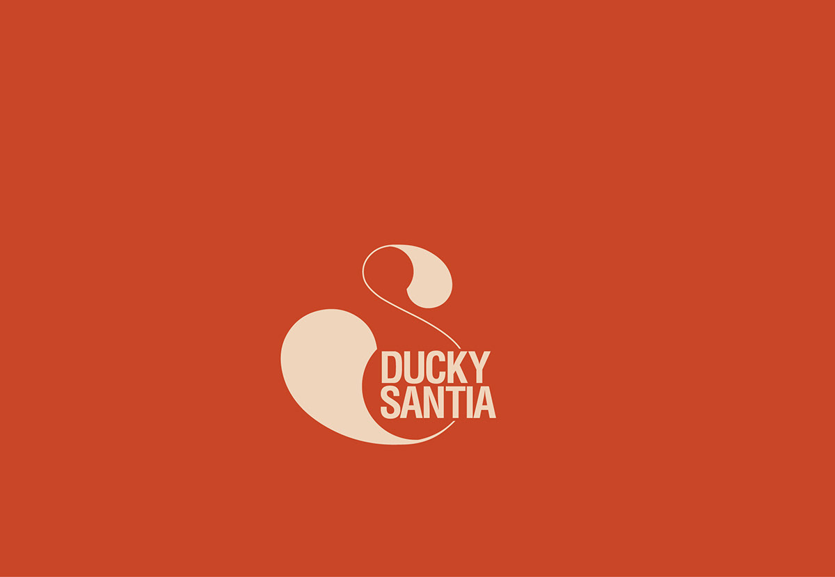 duck restaurant Santia  branding 