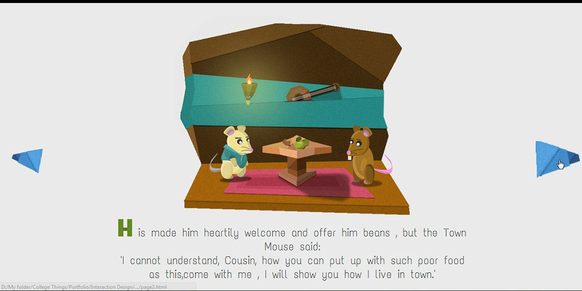 mouse town country interactive HTML css