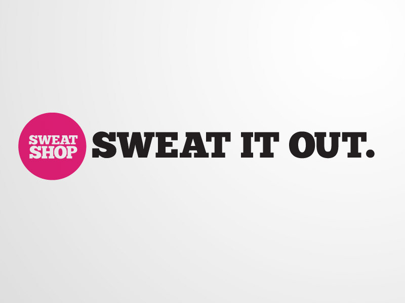 exercise fitness brand design sweat