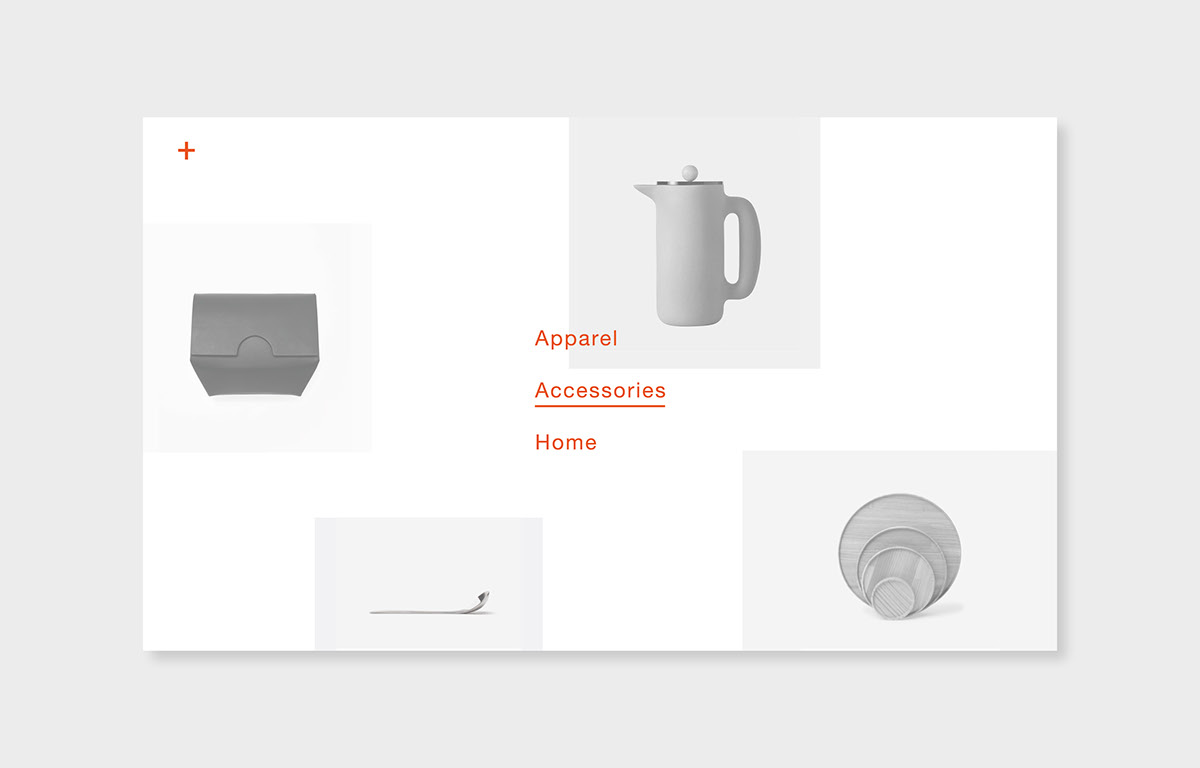 Minimalism identity Web Design  modern clean store china common Mockup Scandinavian