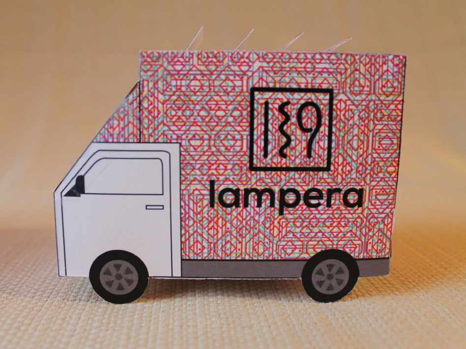 graphic design  Food truck Food  asian filipino philippines history paper toy bright colors branding 
