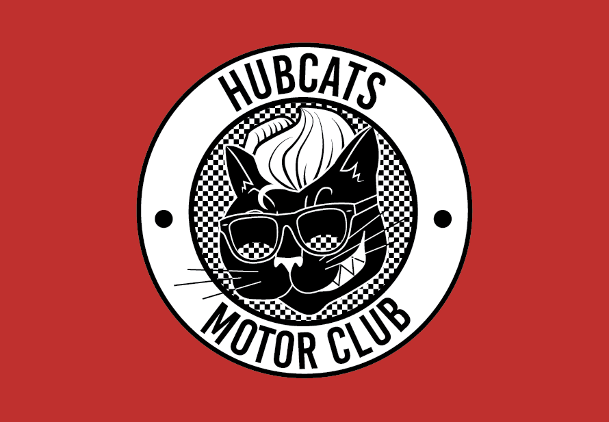 hubcats motorclub patch patch artwork adobe illustrator