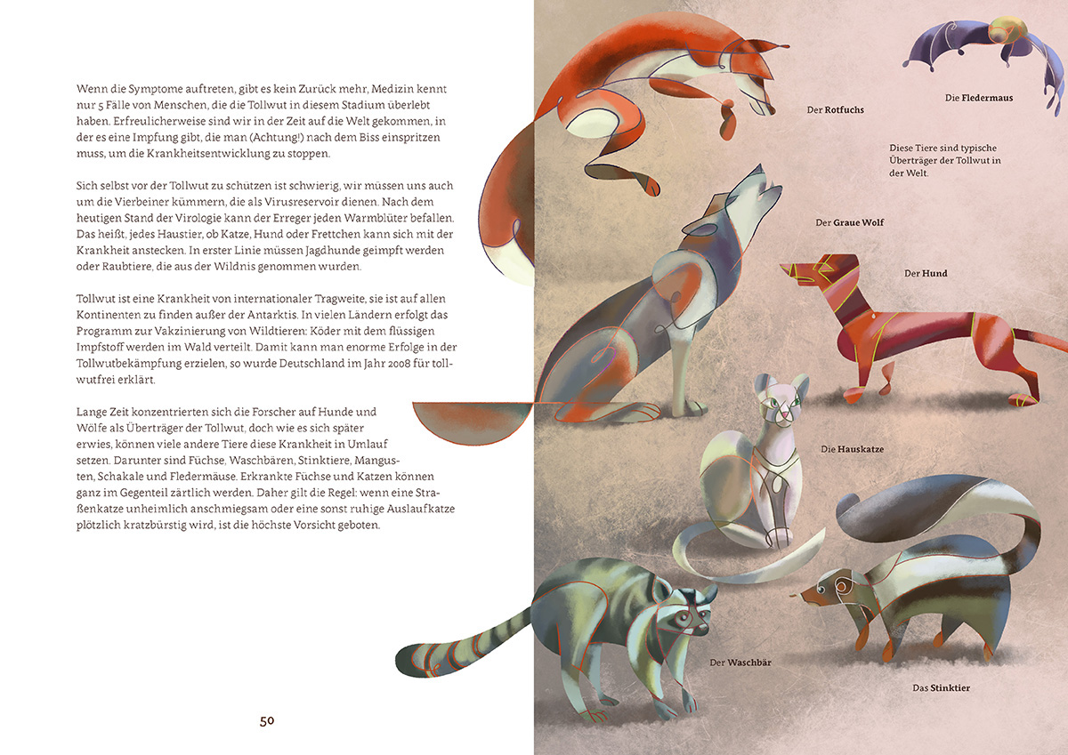 Zoonoses. Children's book on Behance