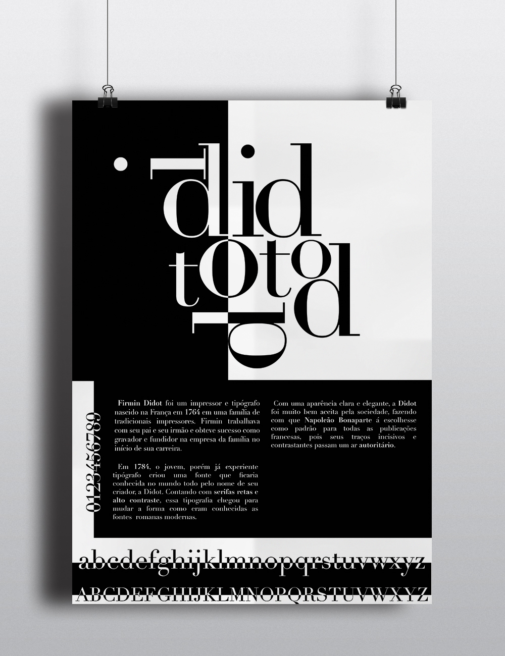 tipografia Didot Firmin Didot preto e branco historia
