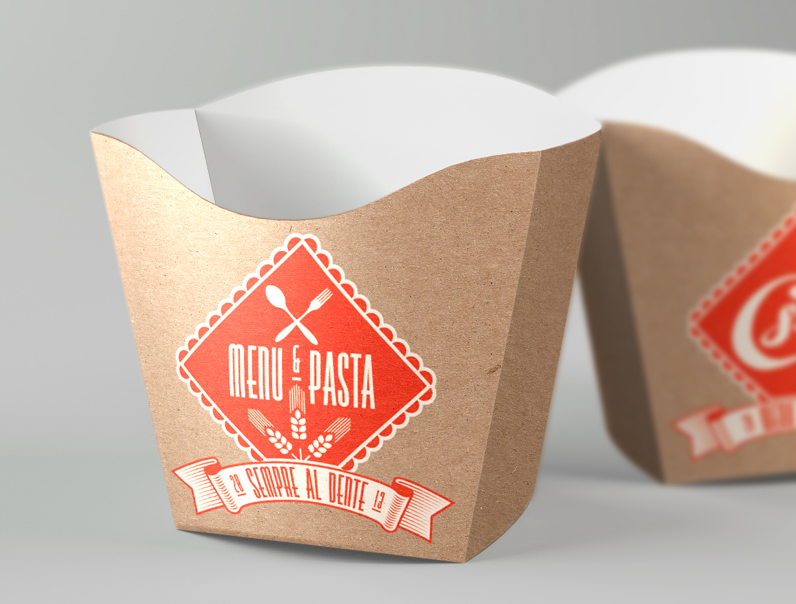 csipet  pasta  Menu  logotype  italiano  Fast food  Packaging  lettering   typography  vintage  spaghetti  restaurant  ristorante  penne  pomodoro