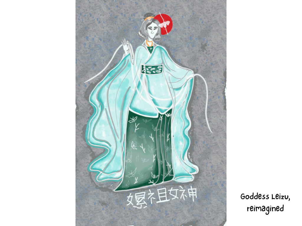 china ILLUSTRATION  artwork costume concept art research project creative Hanfu