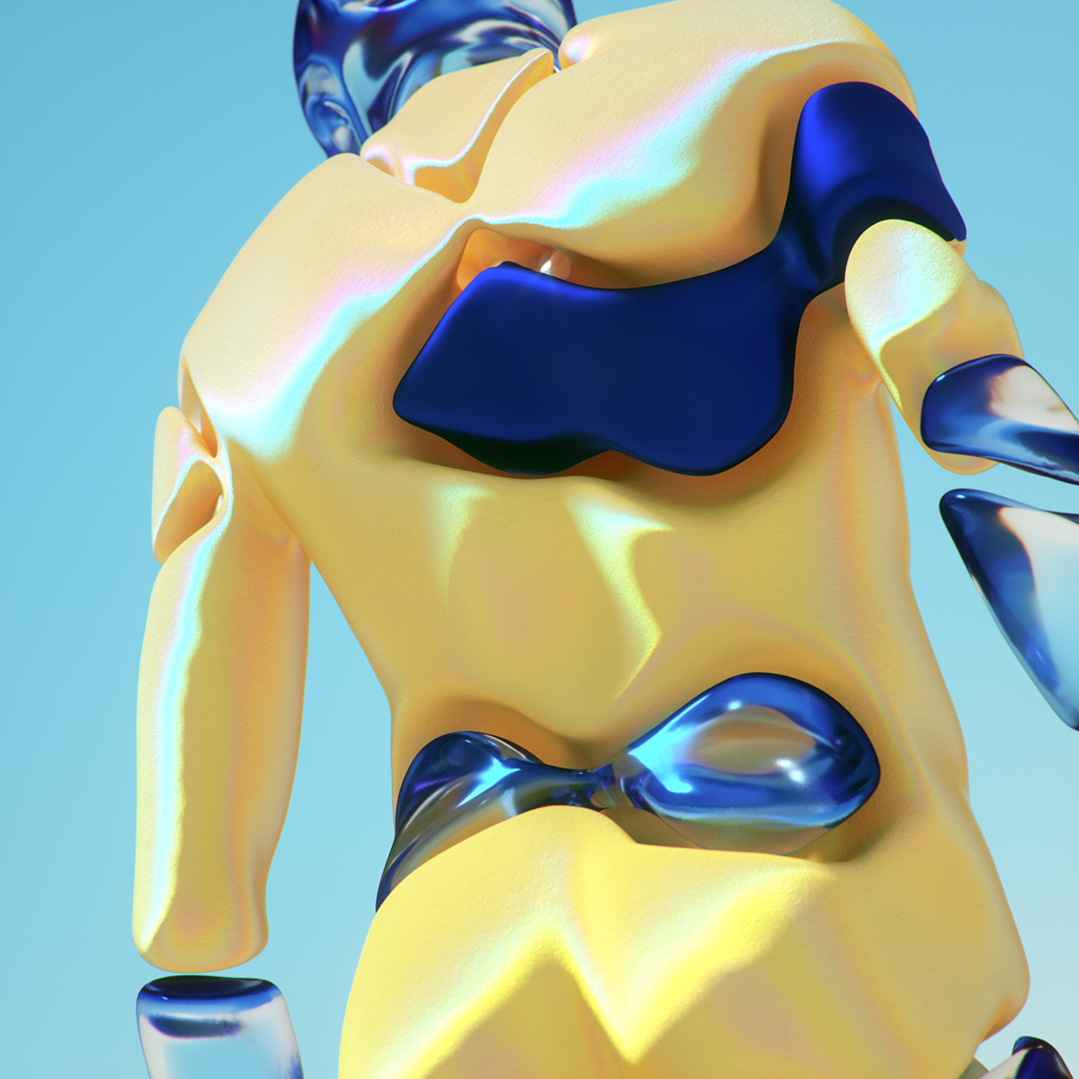 cinema 4d houdini sidefx octanerender   characterdesign digitalart sculpture Zbrush abstract SUREAL