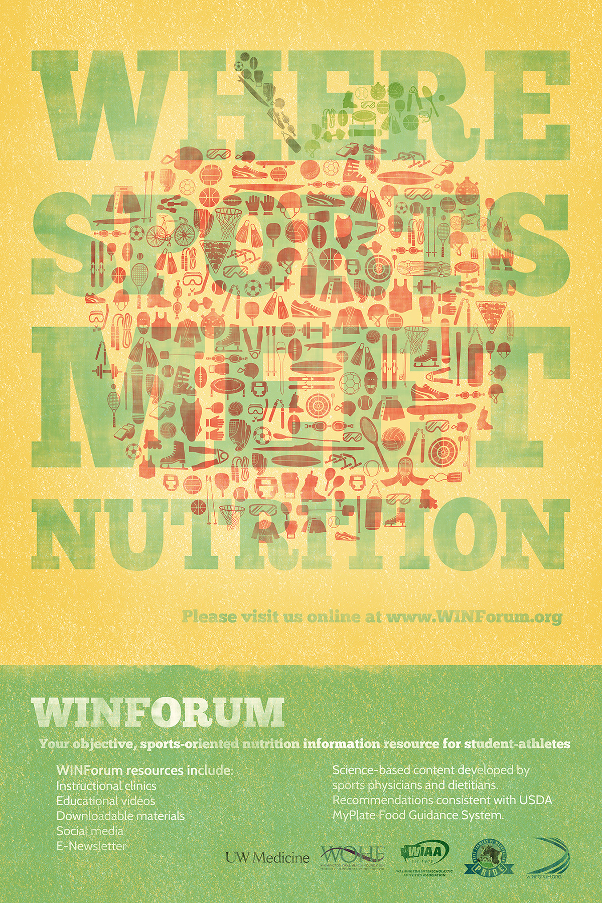 poster ad Health nutrition Fruit texture winforum teen Diets