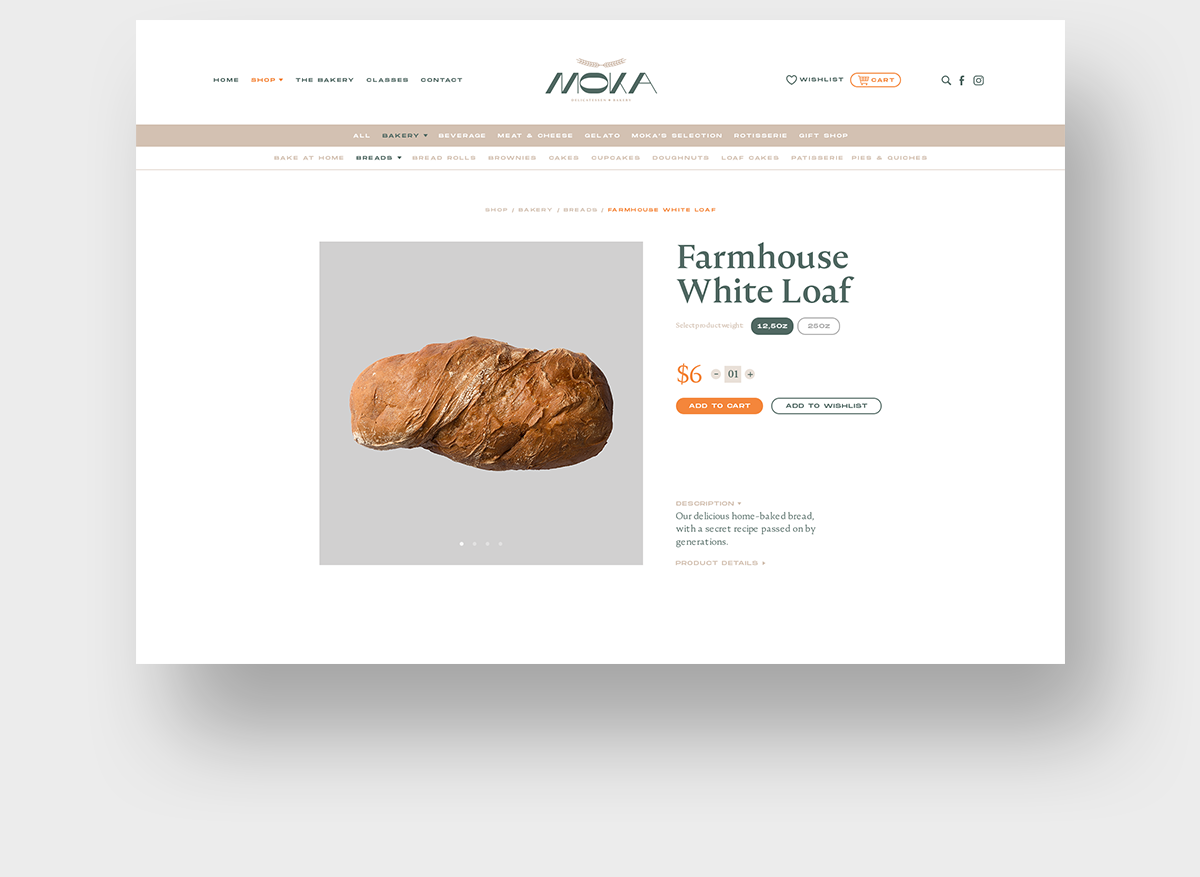bakery branding  Brooklyn Coffee Label mobile New York product site Web