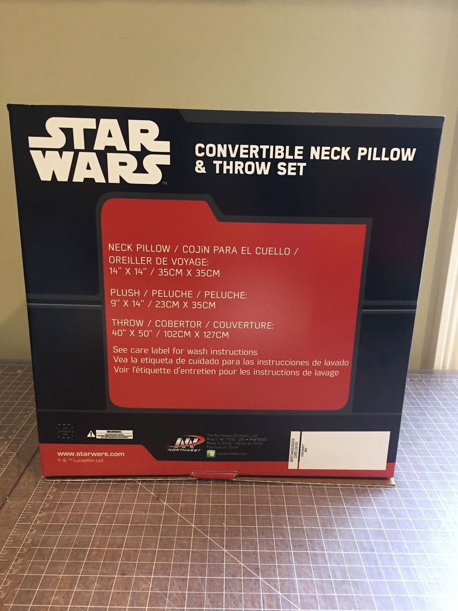 star wars NECK PILLOW Packaging plush toy