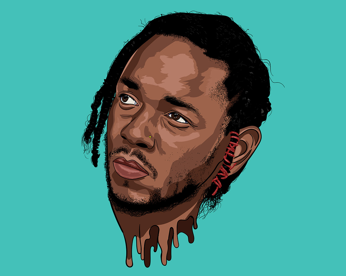 adobe illustrator Art . rap . Rapers . Yelawolf . Kendrick Lamar . Lil Peep . Snoop Dog . music . color