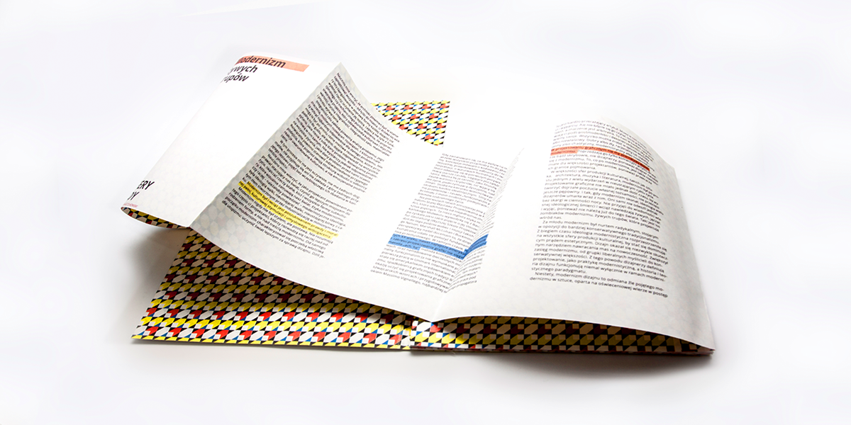 modernism book typography   colors pattern graphic design 