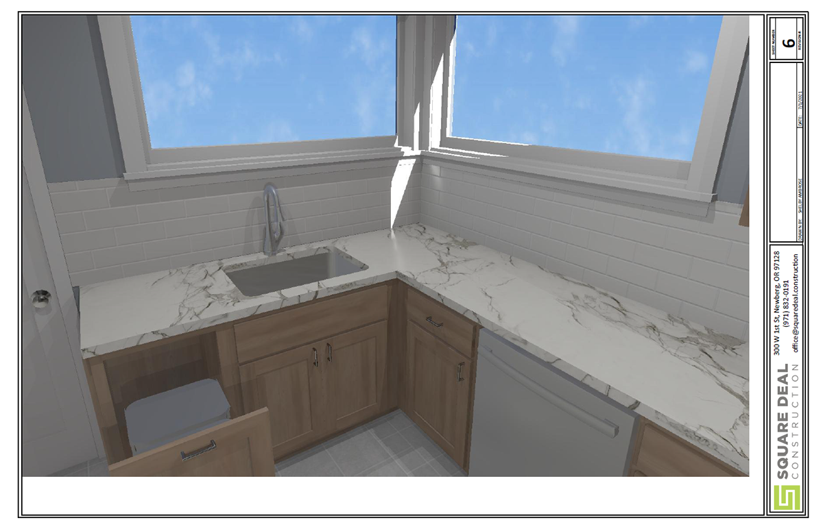 Interior interior design  kitchen kitchen design rendering traditional style transitional style