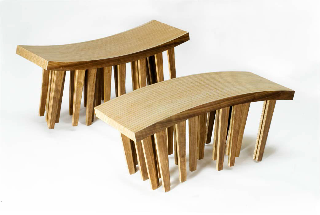 Adobe Portfolio furniture mexico design chair bench wood cnc Interior woodwork