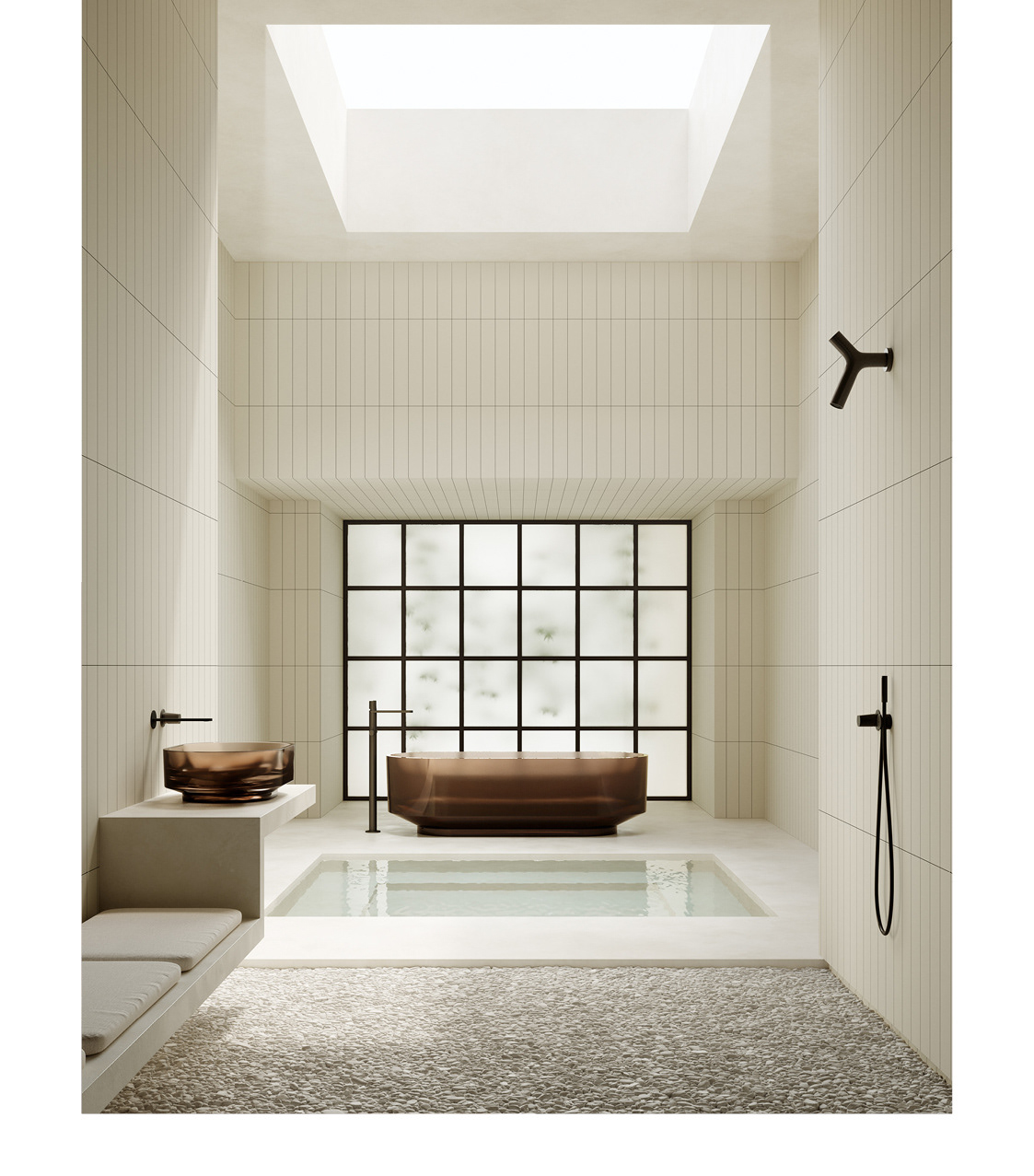 3D architecture bathroom design dreamscape interior design  rendering Stories