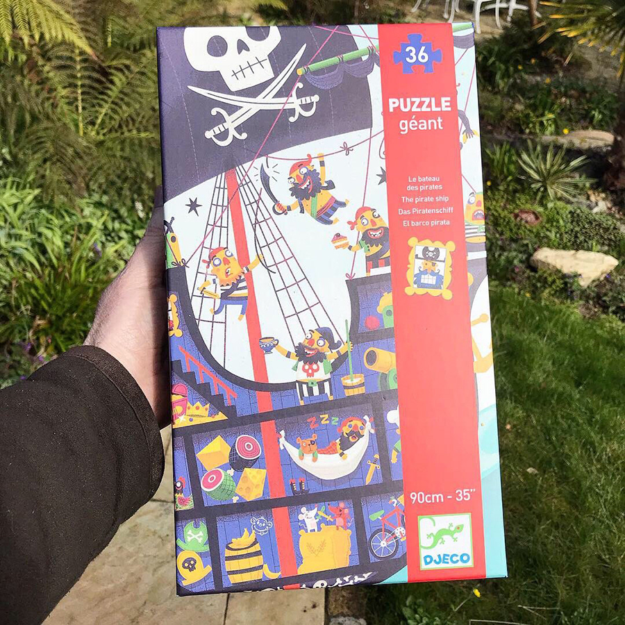 pirate puzzle illustrated kids Fun ship Jigsaw game steve simpson sea