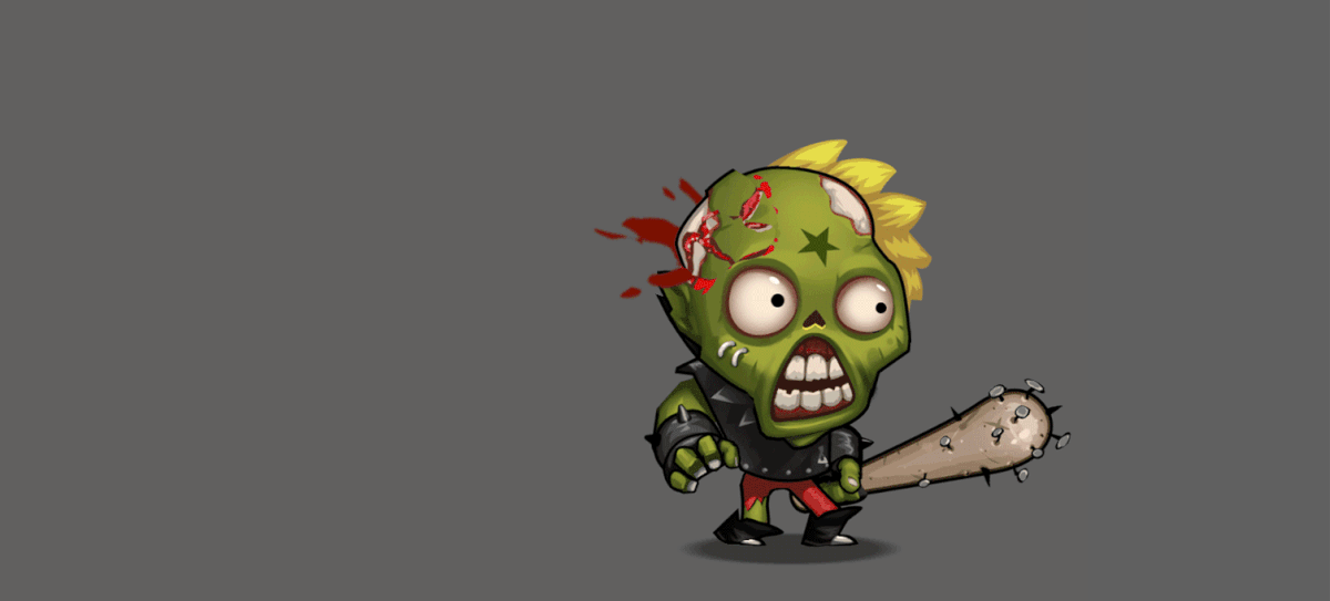 zombie animation  zombie character zombie walk zombie style Gangstar Zombie spine cartoon