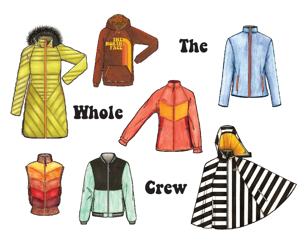 apres skiwear Ski Fashion  Sportswear 1970's 1960's bold color