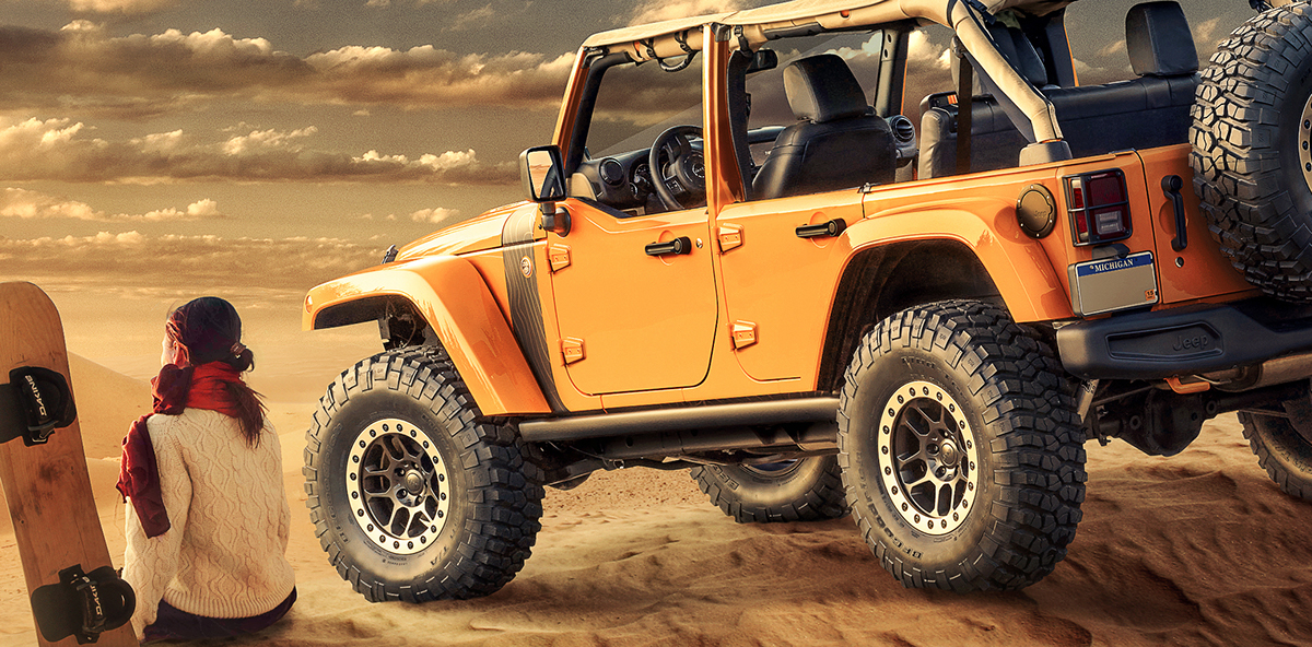 Cars car jeep off road Rubicon mountains sand desert rocks Driving