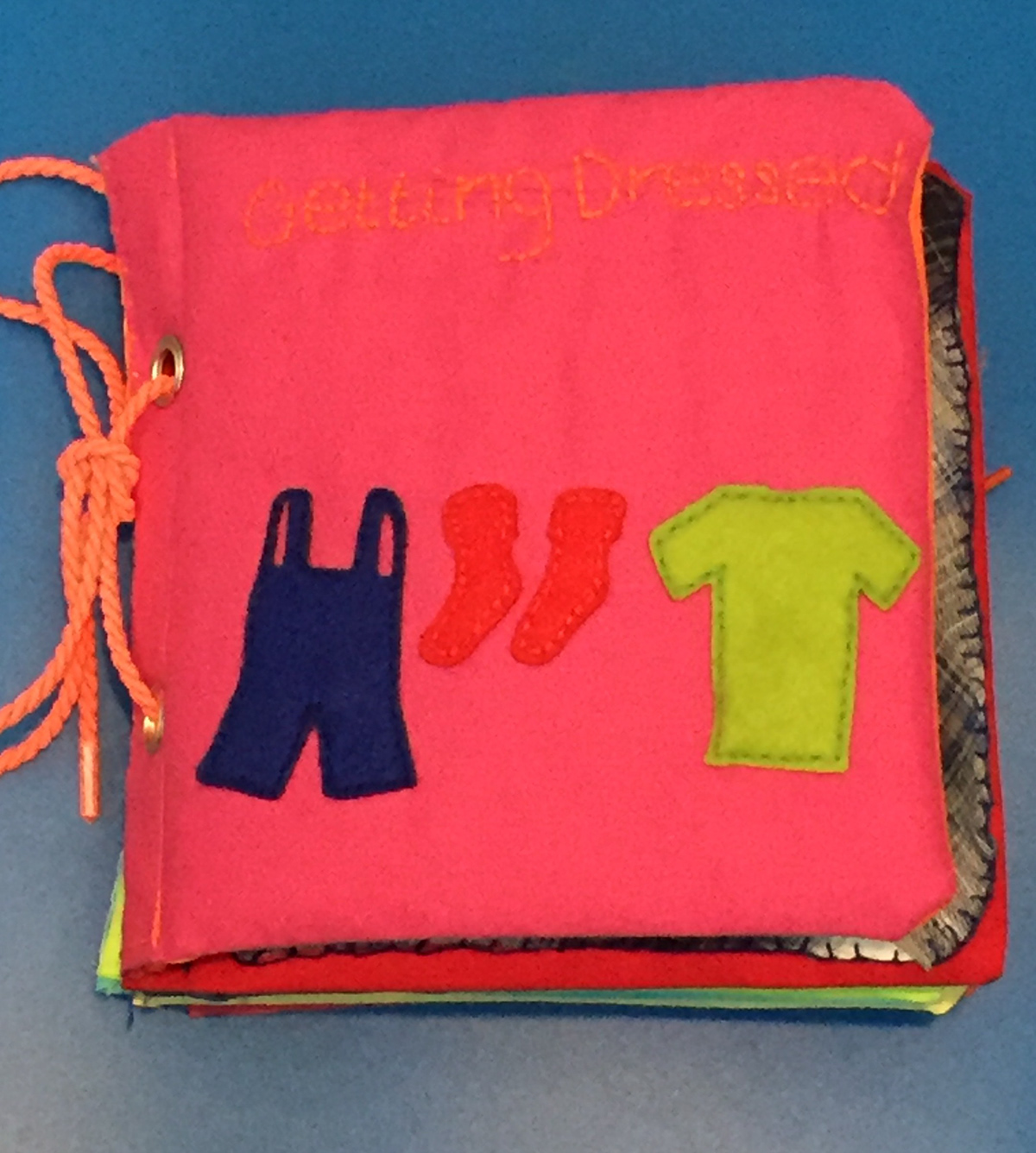 tactile children's book fastenings sewing techniques fabrics