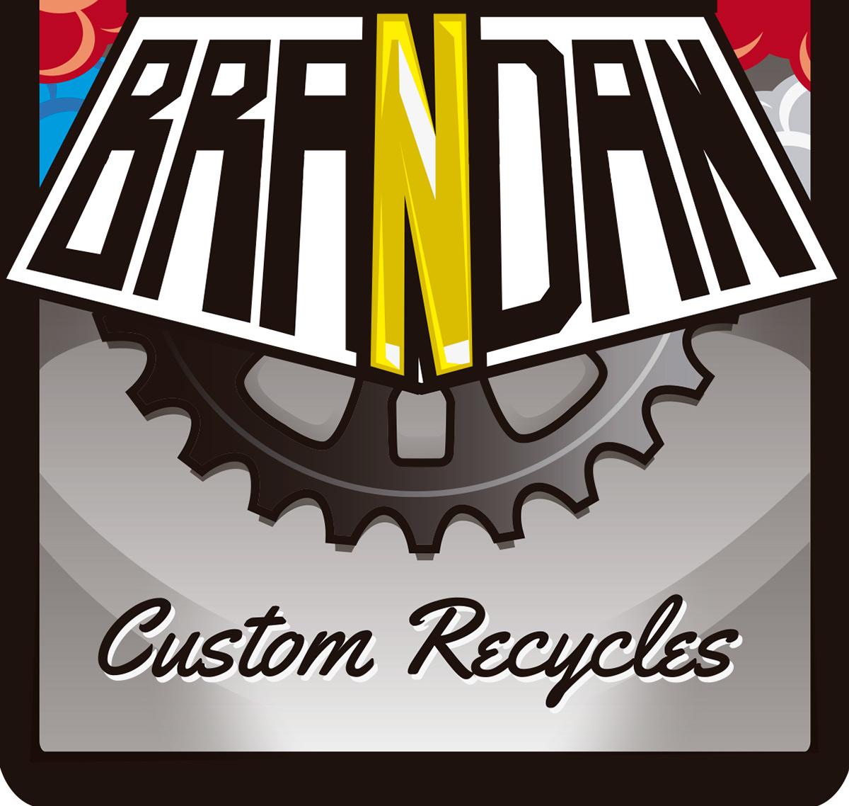 Custom recycle Bike brandan brand