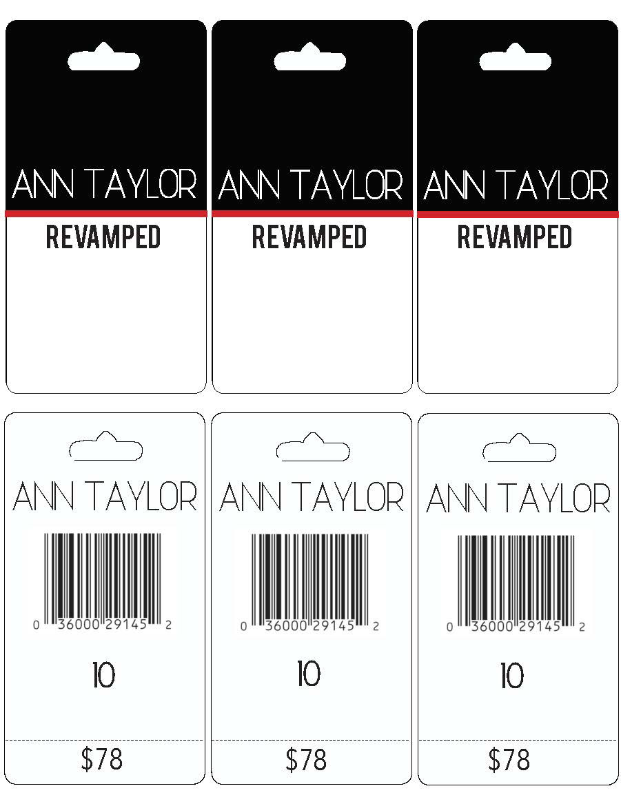 ann taylor styling  advertisement mock up campaign relaunch revamped bold