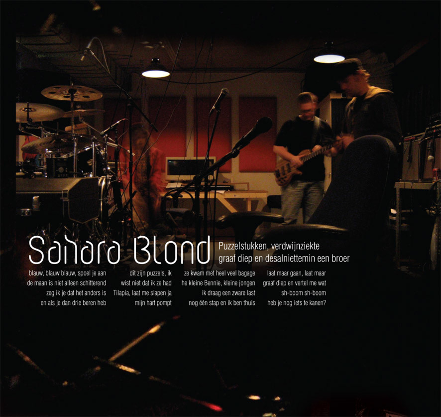 cd Album cover sahara blond frank petiet nord petiet
