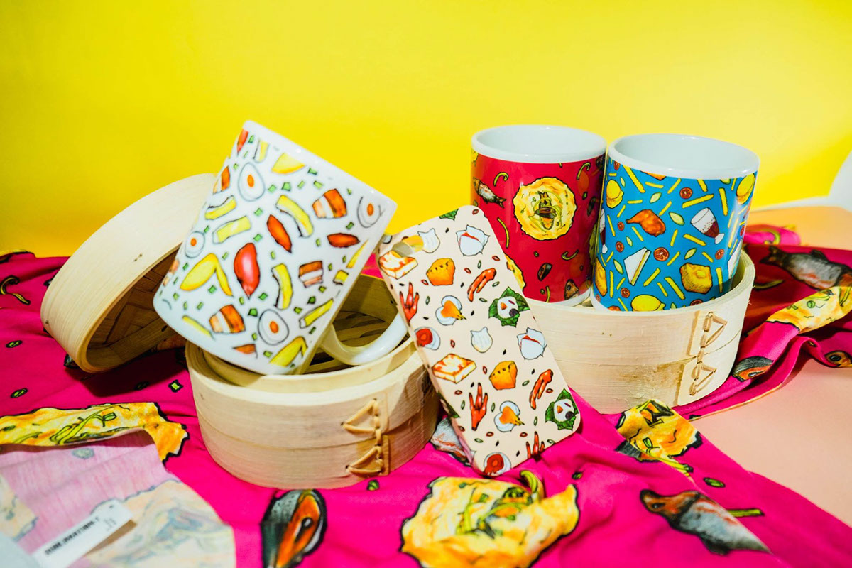 Food  Patterns hand-drawing Colourful  foodart Patterning goods fantasy culture Hong Kong