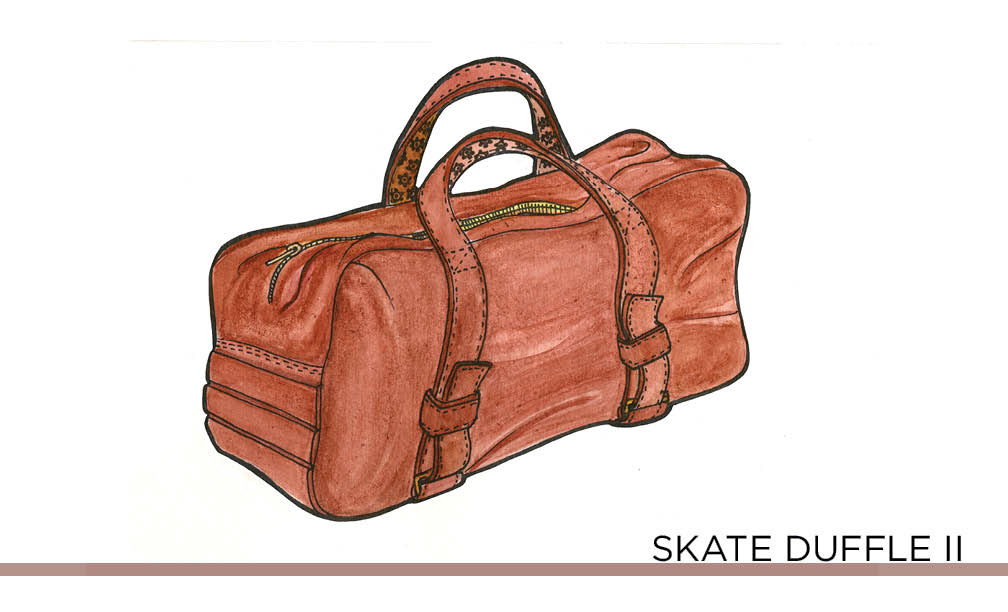 skate bag leather skateboarding Style Custom