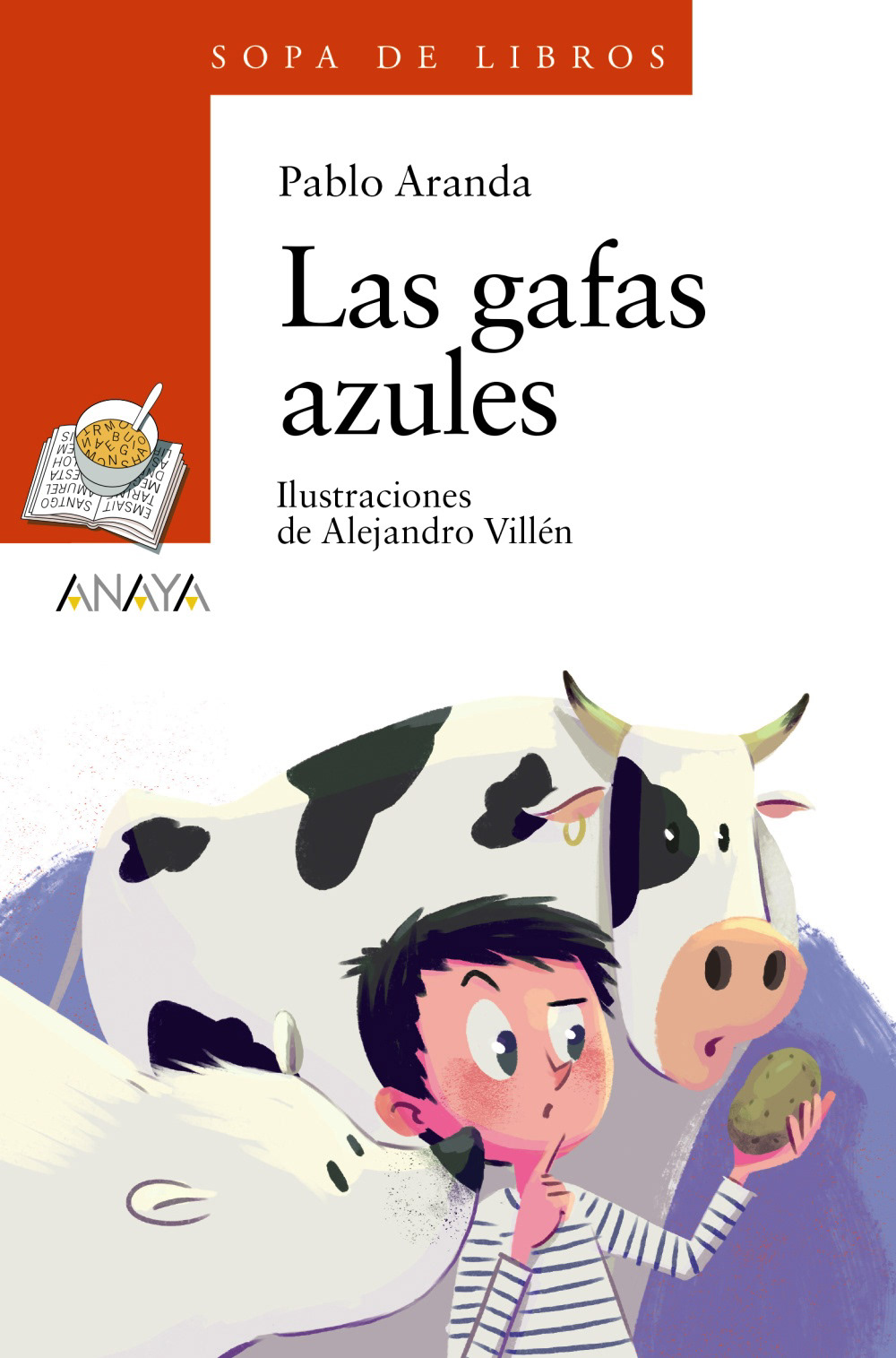 anaya childen's book Gafas azules ilustration Pablo Aranda