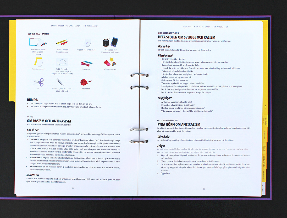 visual identity branding  non-profit organization print cover Binder Website folder