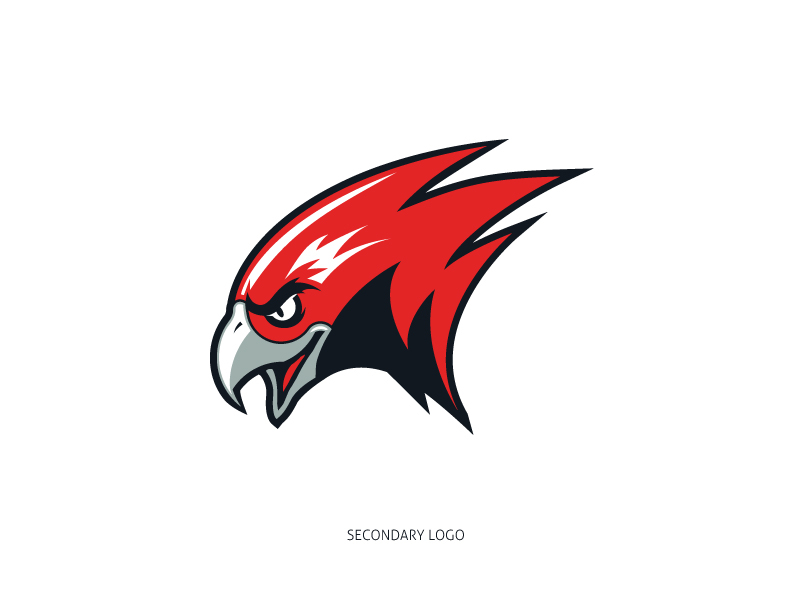 college logo logo collee hawk Sports logo Hawk logo Red Hawk Howard College