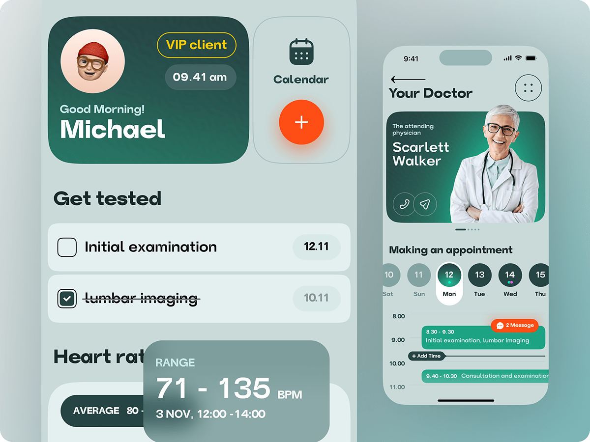 clinic clinic app doctor doctor app Health medicine Medicine App medicine mobile app Mobile app mobile app design