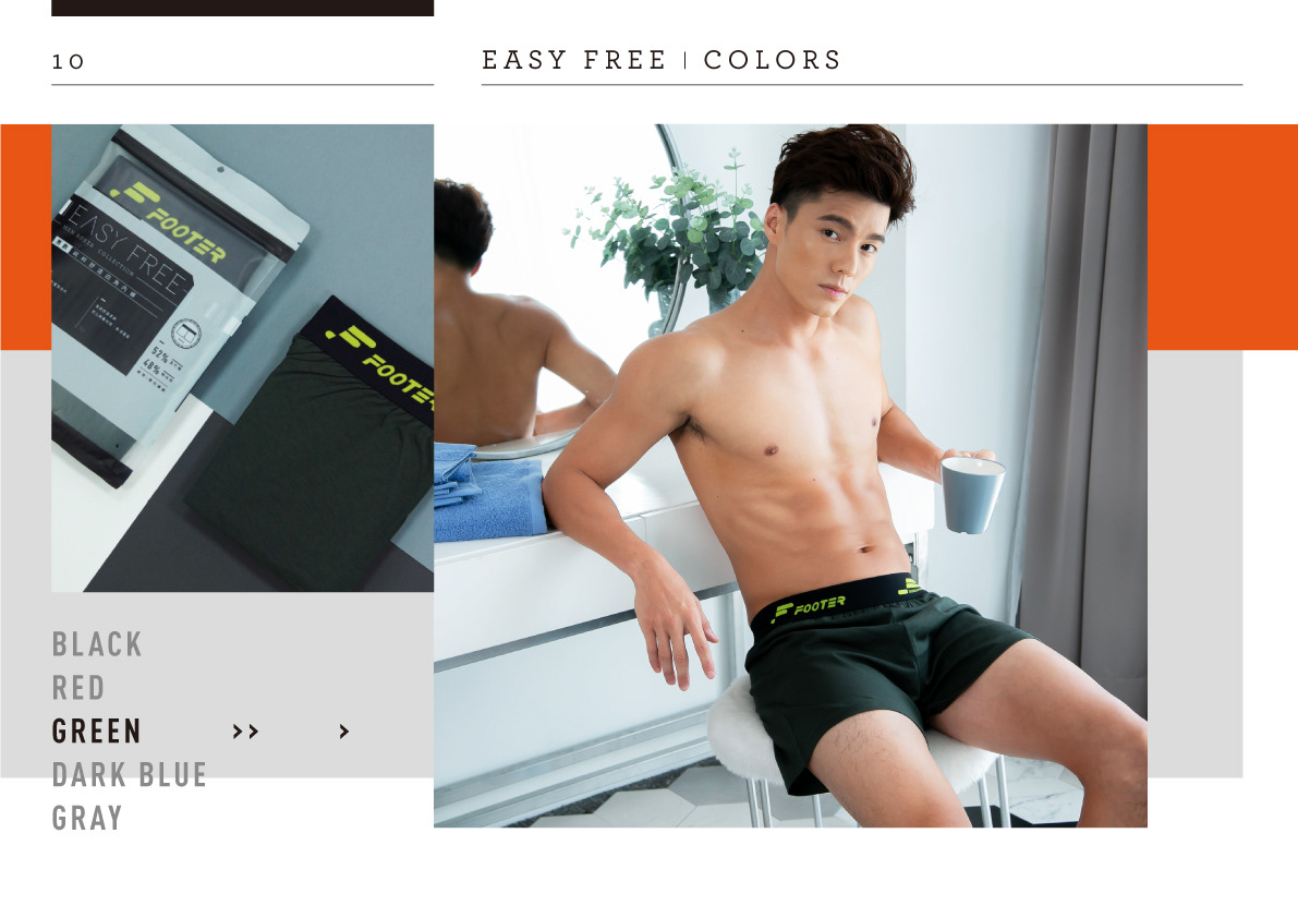 Clothing colors design Fashion  lifestyle men model Packaging Style underwear