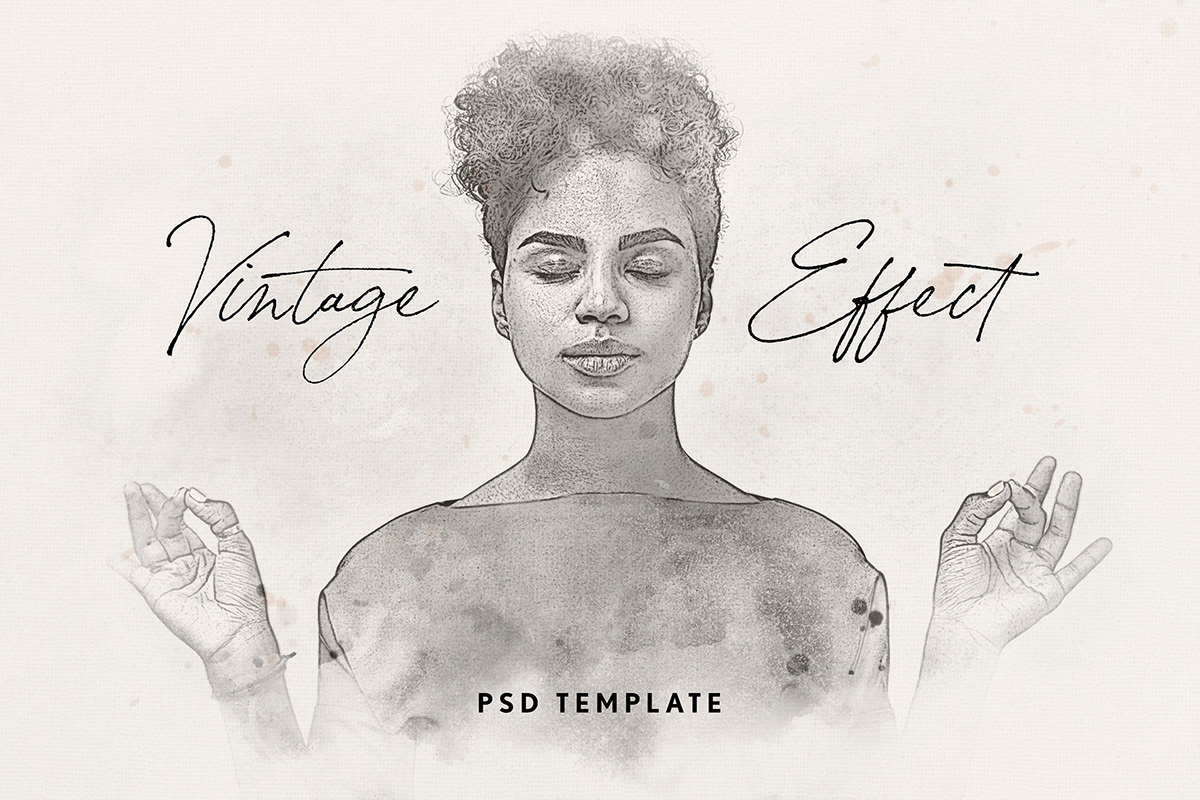 art download effect free freebie painting   paper template vintage watercolor