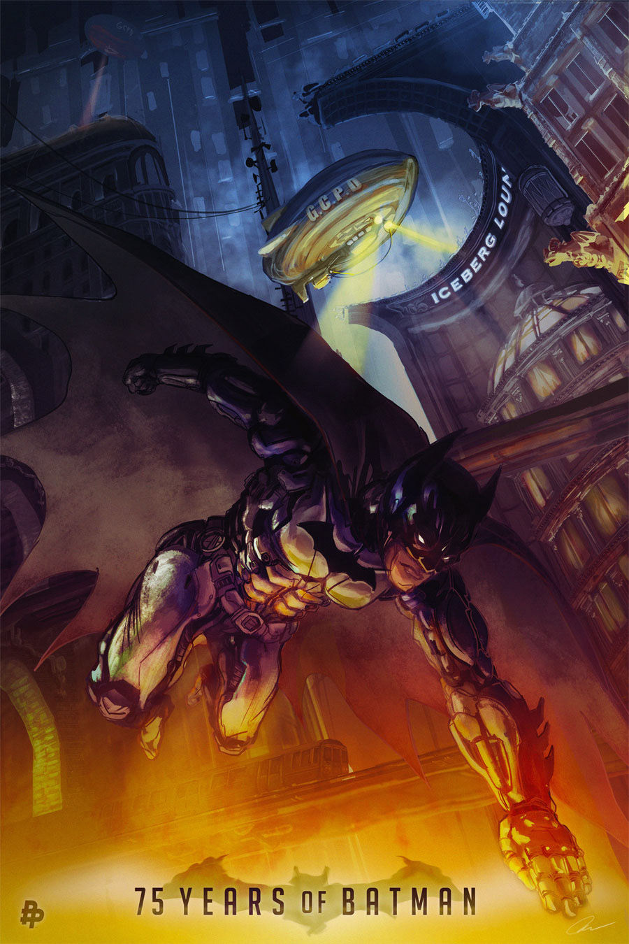 batman Batman 75 poster dark knight comics
