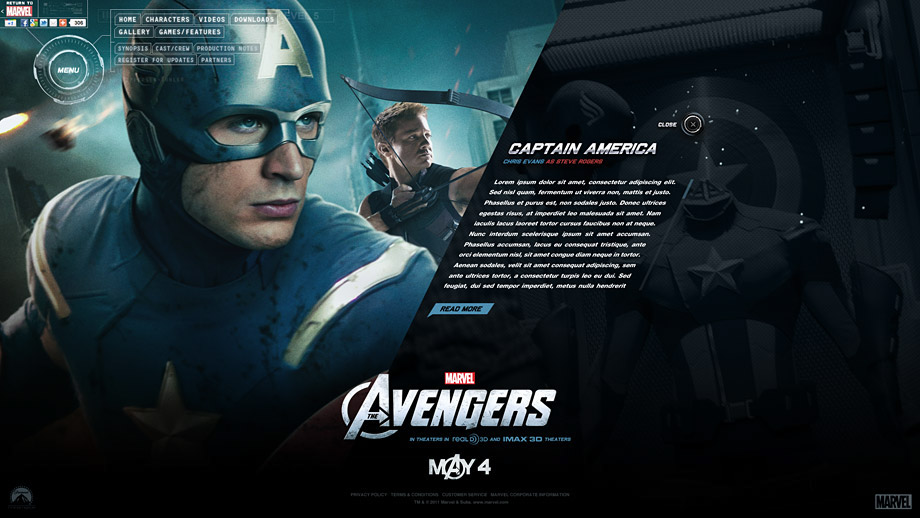 interactive movie comicbook Avengers Flash iron man marvel tony stark